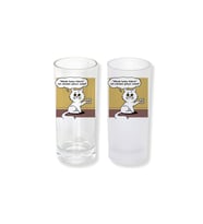 Ghostbastır Design Meraklı Kedi Buzlu / Buzsuz Seçenekli Rakı Bardağı – 1 Adet Şık Sunum Bardağı 0122