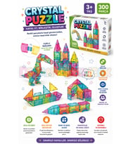 Kristal Puzzle (300 Parça) - Lego Setleri - Geometrik Oyuncak - Kristal Lego Seti - Cam Lego