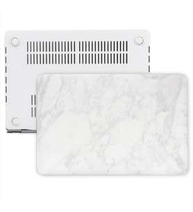 MacBook Pro Kılıf HardCase Touch Bar A1707 A1990 Uyumlu Koruyucu Kılıf Mermer (Natural)