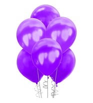 Mor Balon - 10 Adet ( Balonlar Sönüktür)