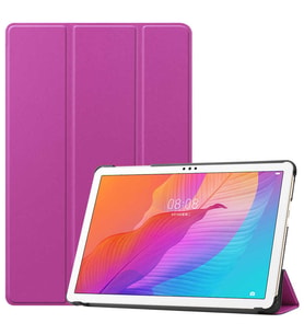 Honor Pad X8 Uyumlu Zore Smart Cover Standlı 1-1 Kılıf (Pembe)