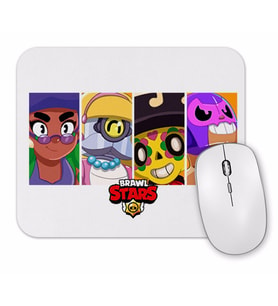 Brawl Stars Rare Characacters Mouse Pad