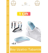 #Tabanlık Boy Uzatan Ortopedik Ergonomik Hafif EVA Yastıklamalı Uzatıcı Tabanlık 2,5 Cm 2 Adet