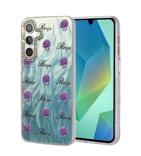 Newface Samsung Galaxy A55 5G Kılıf Blade Aynalı Desenli Kapak - Desen 9