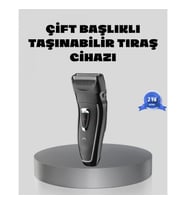 Mey İthalat® Erkek Tıraş Makinesi Kablosuz Kuru Tıraş Folyo Başlık Yıkanabilir Gövde