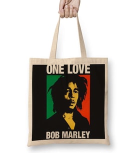 Bob Marley 002 Bez Çanta Uzun Saplı