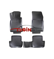 Mercedes A Serisi W176 3D Havuzlu Paspas 2017 Siyah