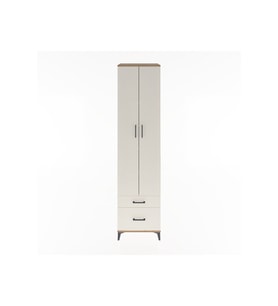Hyperion Dolap 5 Raflı 2 Çekmeceli 2 Kapaklı 60x44x243 Çam-Aytaşı