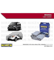 Mercedes Vito kısa (araca özel üretim) Oto Branda Araç Örtüsü tüm modeller Niken (Gri)