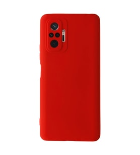 Xiaomi Redmi Note 10 Pro Kılıf Nano içi Kadife Silikon - Kırmızı