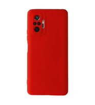 Xiaomi Redmi Note 10 Pro Kılıf Nano içi Kadife Silikon - Kırmızı
