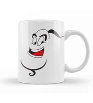 Aladdin Genie Face Kupa Bardak Porselen