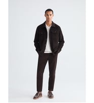 LCW Vision Kahverengi Regular Fit Kadife Erkek Gömlek Ceket