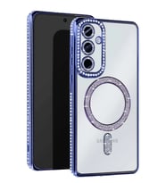 Galaxy A25 5G Joke Simli Magneticsafe Kılıf - Mavi