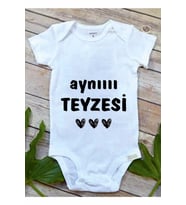 Teyzeye Özel Baskılı Zıbın