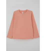 Breeze Kız Çocuk Uzun Kollu Tişört Basic 4-8 Yaş, Somon