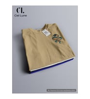 Nevermind Unisex Retro Snake Özel Tasarım - Oversize T-Shirt (Bej)