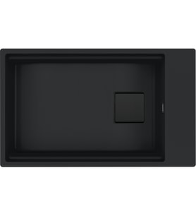 FRANKE Kubus 2 KNG 110 - 62 Matt Black Tezgah Altı Granit Eviye (Mat Siyah)
