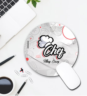 Kişiye Özel Chef Tasarımlı Mouse Pad 002