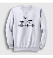 Presmono Unisex Beyaz Spider Billie Eilish Sweatshirt 154911tt
