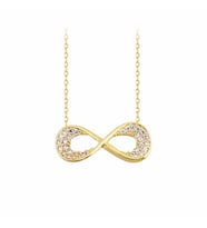 Sonsuzluk Altın Kolye 14K Gold