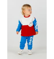Erkek Bebek&Çocuk İki İplik Kumaş Orta Kalınlıkta Örme Basic Alt Üst Eşofman Takımı (Kırmızı)