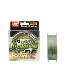 LIGHT JIGGING 12X ULTRA PE 300 MT MULTİ 0,25 MM