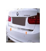 BMW 3 Serisi F30 Krom Bagaj Alt Çıtası 2011-2018 Paslanmaz Çelik