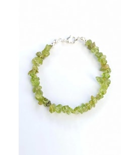 Peridot Zebercet Bileklik Kırıktaş 423-1