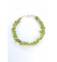 Peridot Zebercet Bileklik Kırıktaş 423-1
