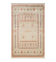 Hoom Rugs Nepal ZR 20 Yün Viskon Tensel Light Multy Otantik Modern Uşak Desenli Halı (Çok Renkli)