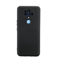 Tecno Camon 16 Kılıf Nano İçi Kadife Silikon - Siyah