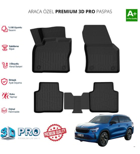 SKODA KODİAQ ARACA ÖZEL 3D PASPAS 2024 2025 2026 2027