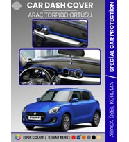 SUZUKI SWİFT (2017-2020) Torpido Örtüsü Ön Göğüs Halı Torpido Koruma Tam Uyum Kaymaz UV Koruma
