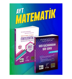 Karekök Yayınları Yeni AYT Matematik-1 Ve Her Kazanımdan Bir Soru AYT Matematik Seti (Çok Renkli)