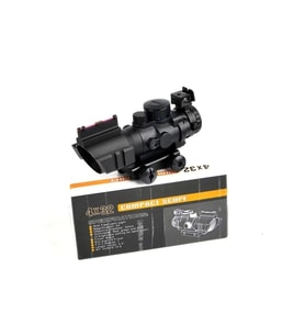 SPIKE 4X32 Kırmızı Işıklı Tüfek Dürbünü 4x32