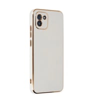 Samsung Galaxy A03 Kılıf Volet Silikon - Beyaz