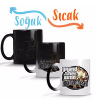 Grand Theft Auto Gta Sihirli Kupa Bardak Porselen