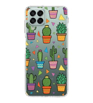PrintiFy Samsung Galaxy M33 ile Uyumlu 1mm Slim Fit Water Color 4 Baskılı Şeffaf  Kılıf