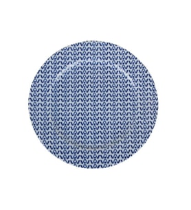 Porland Blue Desen5 6Lı 24cm Düz Tabak