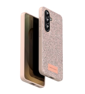 Onegif Galaxy A17 5G Bright Simli Kapak - Pembe