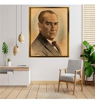 ÇERÇEVELİ ATATÜRK TABLO S211