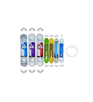 PWS Kapalı Kasa Su Arıtma Cihazlarına uygun STD 7li mebransız  alkali+mineral+detox+tatlandırıcı set