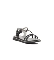 Siyah Rugan Çocuk Sandalet 25T103 F