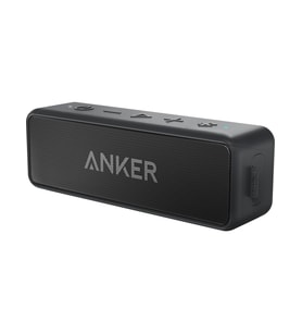 Anker Soundcore 2 Bluetooth Hoparlör - 12W Stereo Ses - IPX5 Suya Dayanıklılık - 24 Saate Varan Şarj - Siyah - A3105 (Anker Türkiye Garantili)