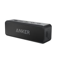 Anker Soundcore 2 Bluetooth Hoparlör - 12W Stereo Ses - IPX5 Suya Dayanıklılık - 24 Saate Varan Şarj - Siyah - A3105 (Anker Türkiye Garantili)