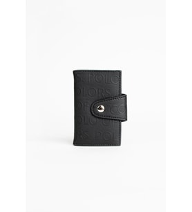 ImPolo Emiliy Siyah Gofraj Desen Çok Amaçlı unisex Kartlık 7x11 Ebatında