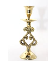 Tekli Pirinç Şamdan Model 5 (Standart)