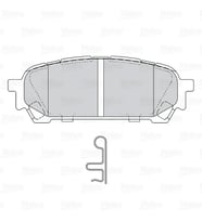 VALEO 670875 Arka Fren Balatasi 26696FE040 26696FE050