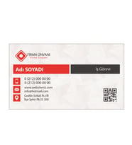 Euwue Dijital Size Özel 300 gr. Kuşe Yatay Kartvizitler - 100 Ad. (Çok Renkli-Naturel)